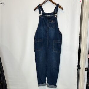 Women's Blue Denim Overalls